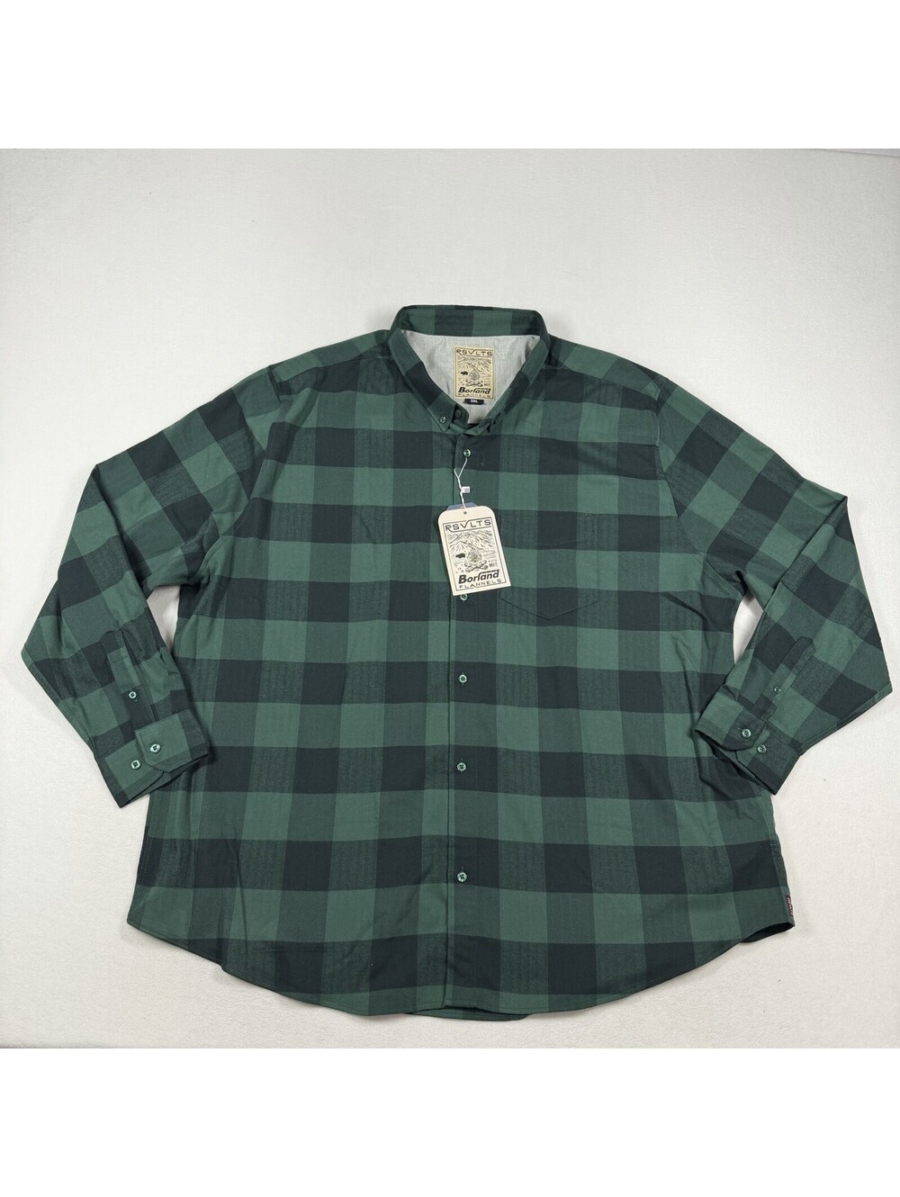 RSVLTS Borland Neil Plaidrick Harris Button Down Shirt NWT Size 3XL